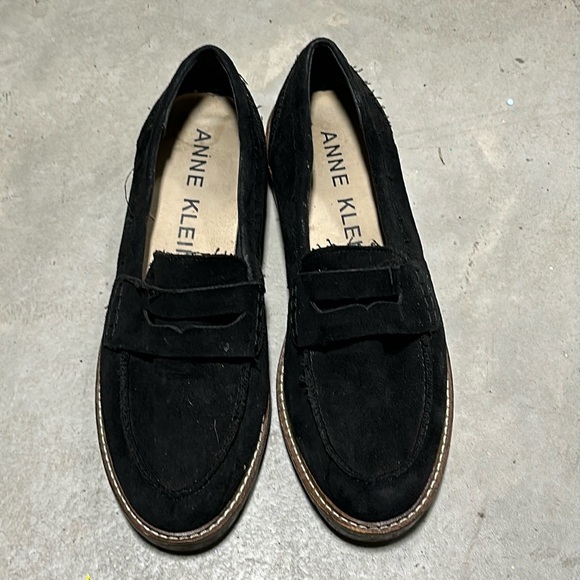 ANNE KLEIN /EMMMYLOU BLACK SUEDE
LOAFER SIZE 8 IFLEX - Picture 1 of 9